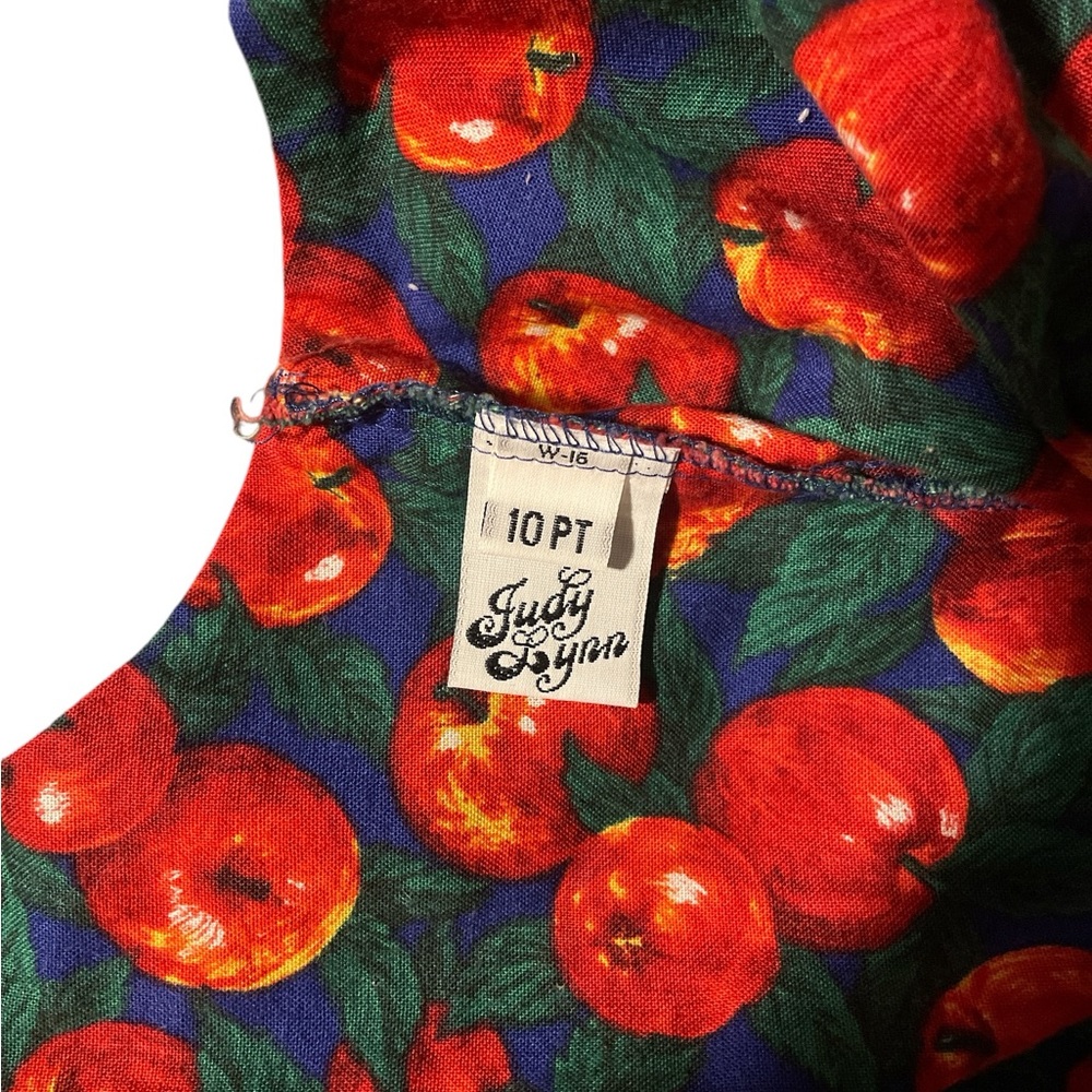 Vintage Judy Lynn Apple Midi Dress - Picture 3 of 3